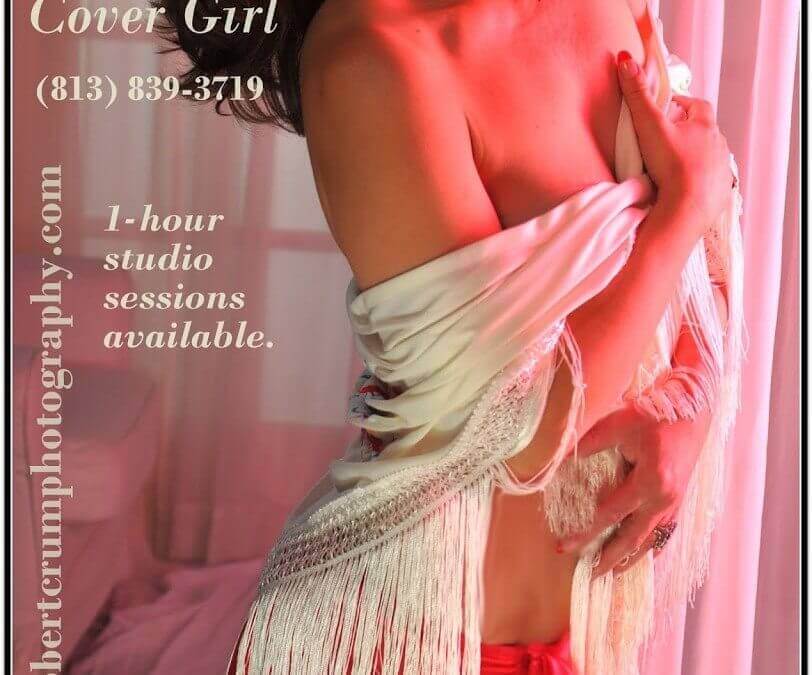 Tampa Boudoir Photographer shy girl to make her look like a cover girl in a 1 hour session